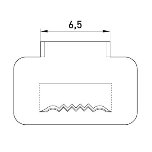 Стальная скрепа, e.steel.fastener.pro.6,5 Enext p040010