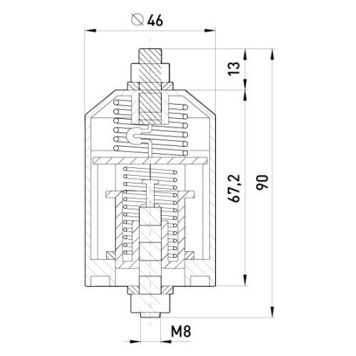 Устройство для защиты от импульсных перенапряжений PZ-M1 660/5, Enext PZ-M1 660/5