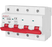 Автомат 125 А, 4-полюсный, тип С, e.mcb.stand.100.4.C125 Enext
