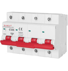 Автомат 125 А, 4-полюсный, тип С, e.mcb.stand.100.4.C125 Enext