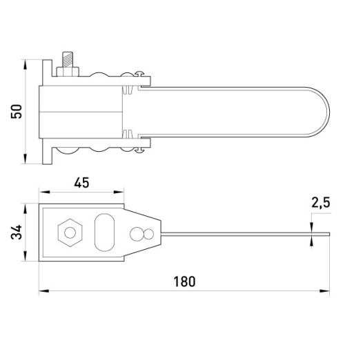 Анкерный зажим для СИП 16-35 кв.мм, e.i.clamp.si.2.16.35 Enext p025101