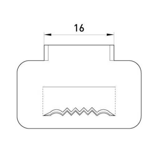 Стальная скрепа, e.steel.fastener.pro.16 Enext p040013