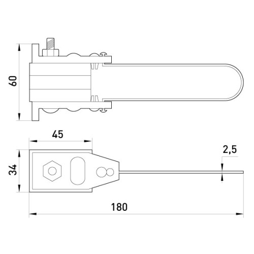 Анкерный зажим для СИП 16-35 кв.мм, e.i.clamp.si.4.16.35 Enext p025102
