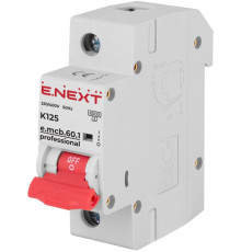 Автомат 125 А, 1-фазный, тип K, e.mcb.pro.60.1.K 125 new Enext