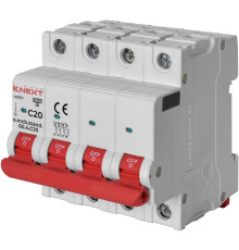 Автомат 20 А, 4-полюсный, тип С, e.mcb.stand.60.4.C20 Enext