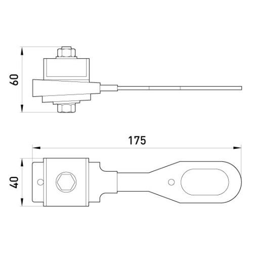 Анкерный зажим для СИП 16-25 кв.мм, e.i.clamp.2.16.25.zr