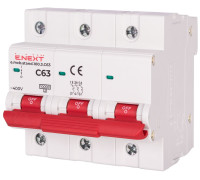 Автомат 63 А, 3-фазный, тип С, e.mcb.stand.100.3.C63 Enext