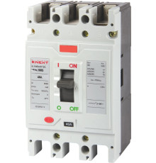 Силовой автоматический выключатель 3р, 40А, e.industrial.ukm.100S.40 Enext