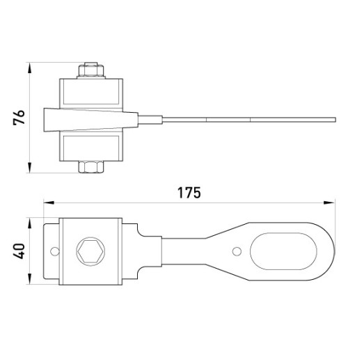 Анкерный зажим для СИП 16-25 кв.мм, e.i.clamp.4.16.25.zr