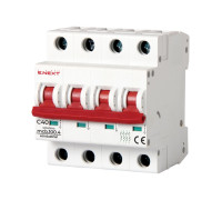 Автомат 40 А, 4-полюсный, тип С, e.industrial.mcb.100.4.C40 Enext