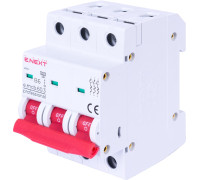 Автоматический выключатель 6А, 3-фазный, хар-ка В, e.mcb.pro.60.3.B 6 new p041024 E.NEXT