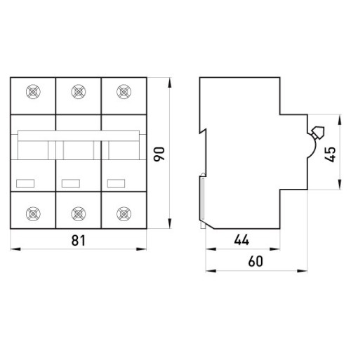 Автомат 63 А, 3-фазный, тип D, e.industrial.mcb.150.3.D63 Enext i0630009
