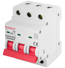 Модульный автоматический выключатель 3р, 2А, C, 4,5 кА, e.mcb.stand.45.3.C2 Enext