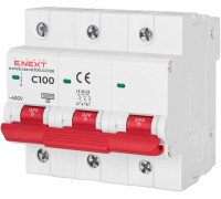 Автомат 100 А, 3-фазный, тип С, e.mcb.stand.100.3.C100 Enext