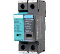 УЗИП e.POI.1+1m 280V/12,5kA класс I+II+III, 1 полюс + N-PE, моноблок