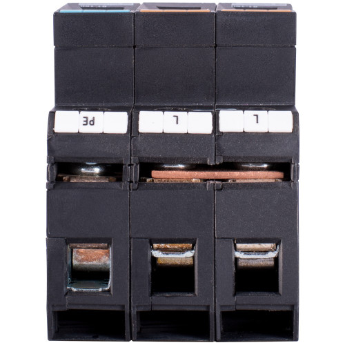 Комбинированный УЗИП e.POmI.1+1 LCF 50/25, класс I+II+III, 1 полюс + N-PE, моноблок 81150