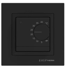 Терморегулятор механический 16А, 3200Вт, черный, Easytherm ET-25