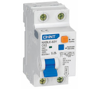Дифавтомат C63A, 30mA, 1P+N, 4.5kA, NXBLE-63Y