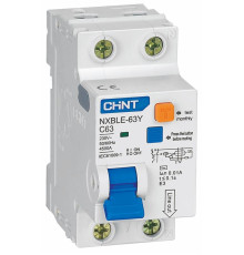 Дифавтомат C63A, 30mA, 1P+N, 4.5kA, NXBLE-63Y
