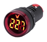 Индикатор цифровой ND3-22V RED индикация напряжения 50-500В красный АС50-500В