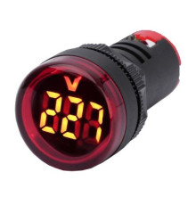Индикатор цифровой ND3-22V RED индикация напряжения 50-500В красный АС50-500В