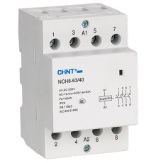 Контактор модульный 40A, контакты 4NO, катушка 220В AC, NCH8-40/40