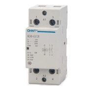 Контактор модульный 63A, контакты 2NO, катушка 220В AC, NCH8-63/20