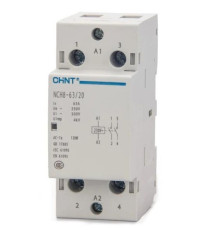 Контактор модульный 63A, контакты 2NO, катушка 220В AC, NCH8-63/20