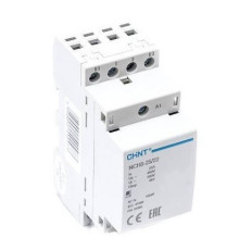 Контактор модульный 25A, контакты 2NC+2NO, катушка 220В AC, NCH8-25/22