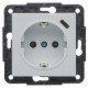 Розетка с заземлением и USB тип С, белый, Lumina-2 WL4850 Hager