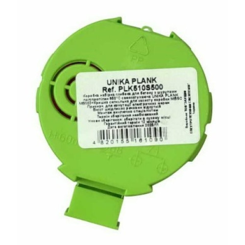 Глубокий подрозетник для сплошных стен с защитной крышкой, PLANK PLK510S500