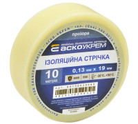 Изолента 0,13мм*19мм/10м прозрачная