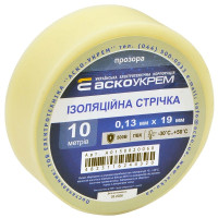 Изолента 0,13мм*19мм/10м прозрачная