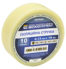 Изолента 0,13мм*19мм/10м прозрачная