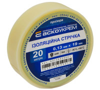 Изолента 0,13мм*19мм/20м прозрачная