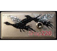 Рамка Exclusive латунь с кристалами Swarovski, в.2