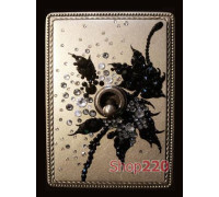 Рамка Exclusive латунь с кристалами Swarovski, в.6