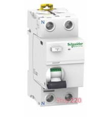 УЗО Schneider Electric Acti9 ilD, 2P 40A 30мА, тип AC A9R41240