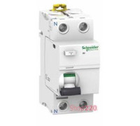 УЗО Schneider Electric Acti9 ilD, 2P 63A 30мА, тип AC A9R41263