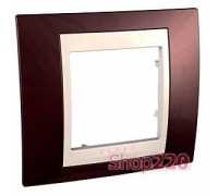 Рамка 1 пост, терракотовый, Unica MGU6.002.551 Schneider