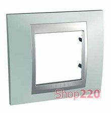 Рамка 1 пост, изумрудный, Unica MGU66.002.094 Schneider