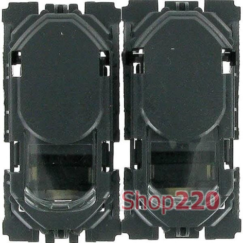 Розетка компьютерная RJ-45 двойная, UTP кат. 6, Legrand Celiane