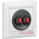 Розетка для динамиков двойная, белый, 774424 Legrand Valena