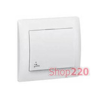 Механизм переключателя 1-клавишного IP44 с обрамлением, белый, Galea Life 771020 Legrand