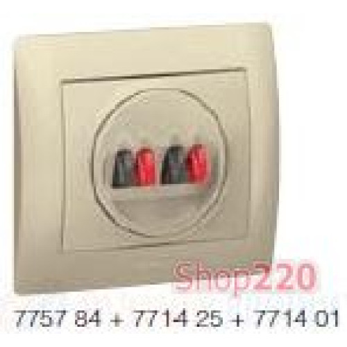 Механизм розетки акустической двойной, Galea Life 775784 Legrand