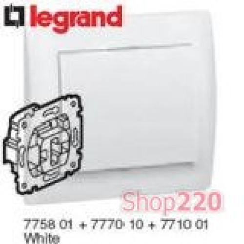 Механизм выключателя 1-клавишного, 775801 Legrand Galea Life