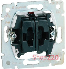 Механизм выключателя 2-клавишного, Galea Life 775805 Legrand