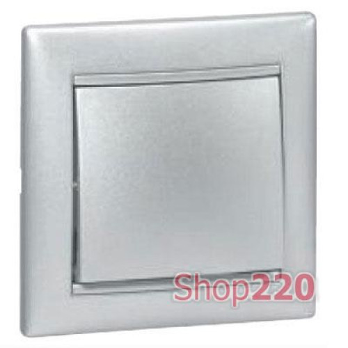 Выключатель проходной, алюминий, Legrand 770106 Valena