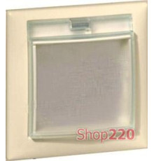 Рамка 1 пост IP44 с крышкой, слоновая кость, 774350 Valena Legrand
