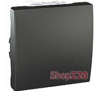 Выключатель перекрестный, 2 модуля, черный, Unica Top MGU3.205.12 Schneider
